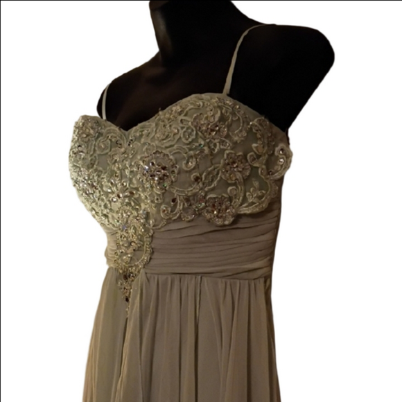 Fairy Core! My Michelle Strapless Dress with Sequins /Embellishments. Size 13. - Picture 3 of 10